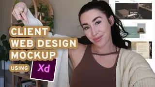 Watch Me Design a Client Website Mockup | Adobe XD Tutorial