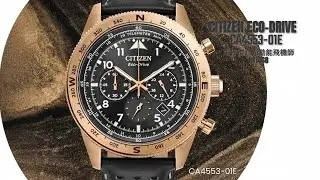 CITIZEN ECO-DRIVE PILOTCA4553-01E🛩️朱仔推介《星辰🌞光動能飛機師PILOT✈️ 玫瑰金色 100m🌊》快閃優惠HK1468⌚TEL9669 9429 💢🎁🎄
