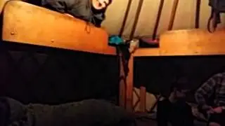 2015 YM camping at the Catamount yurt McNabb