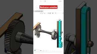 Slotting machine mechanism animation #shorts #youtubeshorts #solidworks2022 #malviyacadsolution