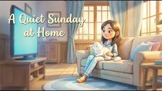 A Quiet Sunday at Home | | Ghibli style | 🔥| Ghibli-Style Video #ghibli #ghiblistudio  #ghiblistyle