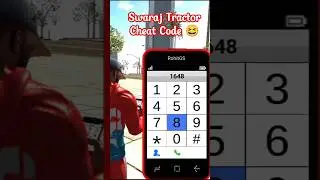 Swaraj Tractor Cheat Code In Indian bike driving 3D new update #gaming