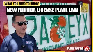 News 6 takes a look at Florida's newest 'license plate' law