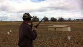 trap shooting trap with muzzle loading shotguns