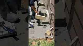 Removing Monolithic Concrete Step Form