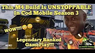 This M4 Gunsmith Build Is UNSTOPPABLE In Cod Mobile Legendary Ranked Multiplayer Gameplay Highlights