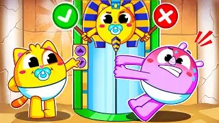 Elevator Song | Safety Rules In Pyramid with Mummy | Funny Baby Song & Nursery Rhymes by Toddler Zoo