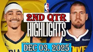 Indiana Pacers vs Denver Nuggets 2nd Qtr Dec 03.2025 Highlights | NBA hightlight