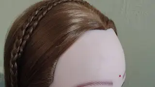 Simple & Easy braided headband hairstyle | Hairstyles @RRR's Crafted Aura 