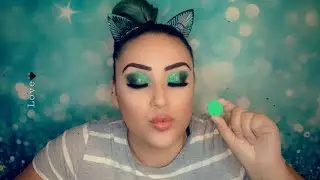 Neon Green UV eyeshadow review  Monique Boul&eacute; eyeshadow