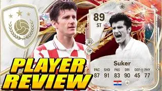 He IS ICE COLD IN FRONT OF GOAL&hellip; ❄️🔥 89 Royalty Knockout Icon Suker Review! 89 Suker Player Review!
