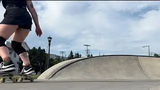 FEMALE SKATEBOARDER | Frontside 5050 2nd try :) and so much fun!!