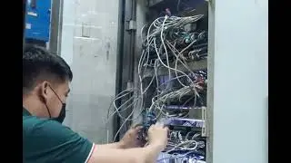 Step 3 Remove deactivated network switch and patch cables / Fiber 3Com switch LC fibe connector