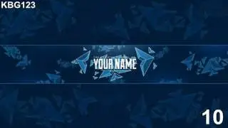 Top 10 Free Youtube Banner Templates Photoshop cs6  #1