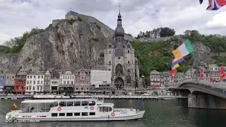 Нотр Дам де Динан. Валония Бельгия   Notre Dame  de Dinant готический  kerk
