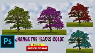 How to change Tree Leaves Color in Photoshop