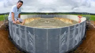 I Built A Mini Circular Tank!! I've never had a Circular pond before, Here's How I Built it.