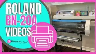 Roland BN-20A and VersaWorks Videos