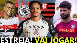 KAIO CÉSAR CHEGA e JÁ PÕE TERROR no FLAMENGO! PROPOSTA por YURI ALBERTO! ALISSON e RONY NÃO VEM e+