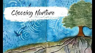 Word of the Year Art Journal Page