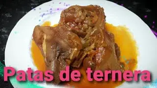 Tan fácil como exquisita, patas de ternera, vaca o res.