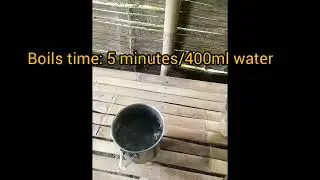 alcohol stove -groove stove