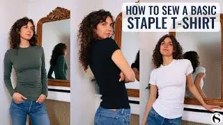 HOW TO SEW A BASIC STAPLE TSHIRT | THE ESSENTIAL TEE
