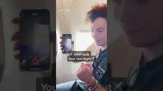 How To Record Your Flight Time Lapse Video Great Idea #shorts