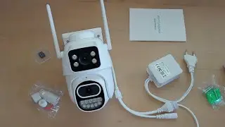 Новая бюджетная Wi-fi камера с двумя объективами Anbiux A33. Полный обзор.