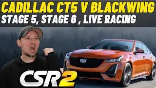 CSR2 Cadillac CT5 V Blackwing: как водить, обзор настроек коробки передач
