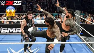 Джей Усо и Джимми Усо победили Доминика Мистерио на Smackdown &mdash; геймплей WWE 2K25