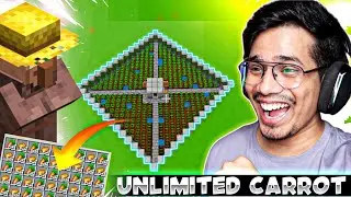 MINECRAFT EASY AUTOMATIC CARROT FARM IN HINDI POCKET EDITION