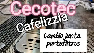 Cambio junta portafiltros en Cecotec Cafelizzia. Aprende a hacerlo !!!