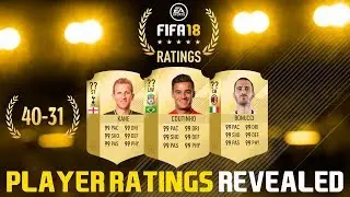 FIFA 18 PLAYER RATINGS 40-31