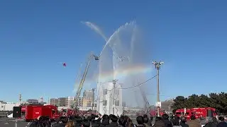 令和７年千葉市消防出初式　消防総合演技