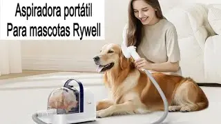 Aspiradora port&aacute;til para mascotas Rywell s&uacute;per pr&aacute;ctico para mantenerlas limpias y felices 😍
