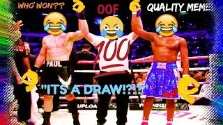 KSI VS. LOGAN PAUL BOXING RESULTS (MEME)