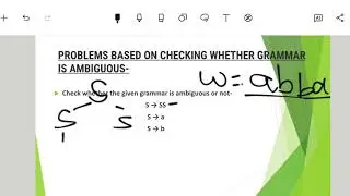 Checking Whether Given Grammar Is Ambiguous Or Not