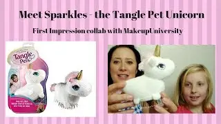 Tangle Pets - Meet Sparkle! First Impression collab with MakeupUniversity