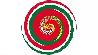 🇵🇹 Optical Illusion - Flag of Portugal