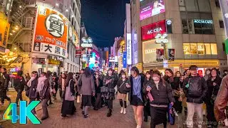 Friday Night in Shibuya | 109, Spain-zaka & Backstreets【4K】