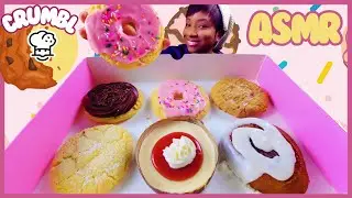 ASMR | MUKBANG CRUMBL COOKIES | CHEESECAKE | MAPLE | CHOCO CUPCAKE | PUMPKIN ROLL | LEMON | DONUT