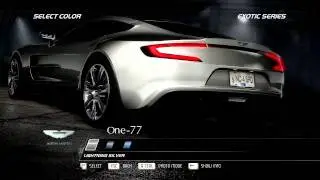 NFS Hot Pursuit - Presenting Aston Martin One-77 - Exotic Series