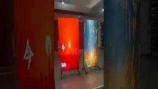 Double-sided Mobile display! #portableleddisplay #doublesideddisplay #doublesidedscreen