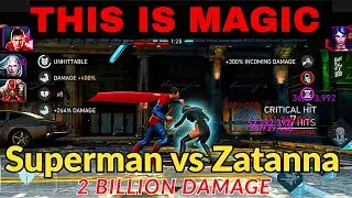 Legendary Superman Breaks Zatanna&rsquo;s Magic! (Solo Raid) | Injustice 2 Mobile