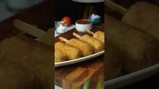 Crispy Bread Potato Lollipop 😍 | Easy Evening Snack Recipe #shorts