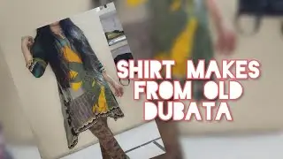 how to make stylish shirt from dupatta