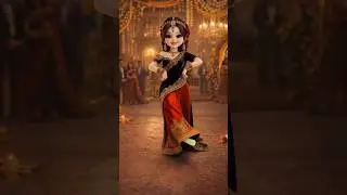Cute 3D Animation Dance Performance! ✨ | Bollywood Fusion 💃 #shorts