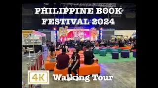 [4K Walk] PHILIPPINE BOOK FESTIVAL 2024 - Pasay, Metro Manila