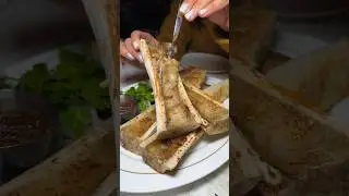 $24 Bone Marrow Dish in Vegas #vegasfood #bonemarrow